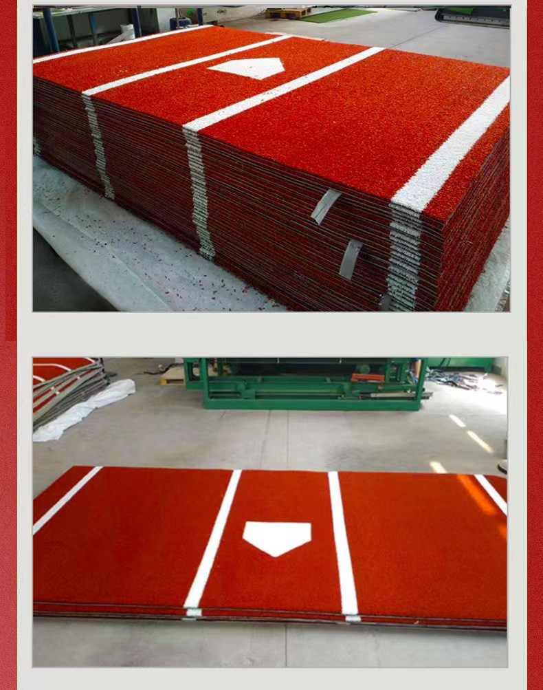 南岸Indoor and outdoor artificial turf for baseball pads batting pads in stock